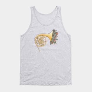 Bloomy French Horn Tank Top